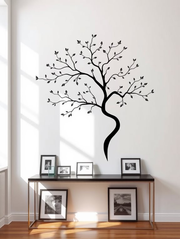 stylish family tree decals