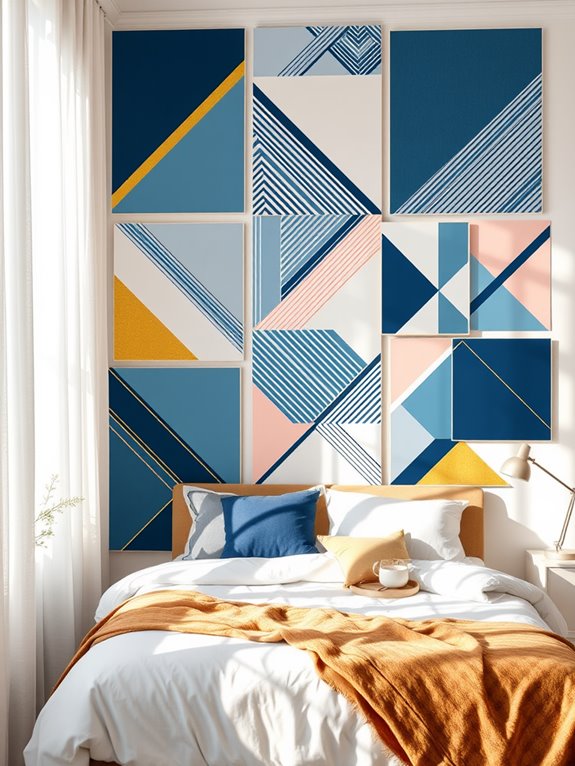 stylish geometric design accents