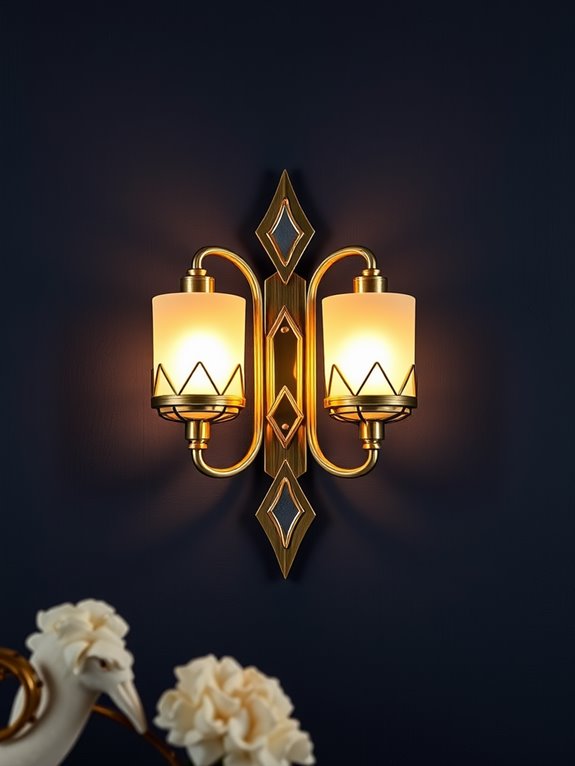 stylish geometric light design