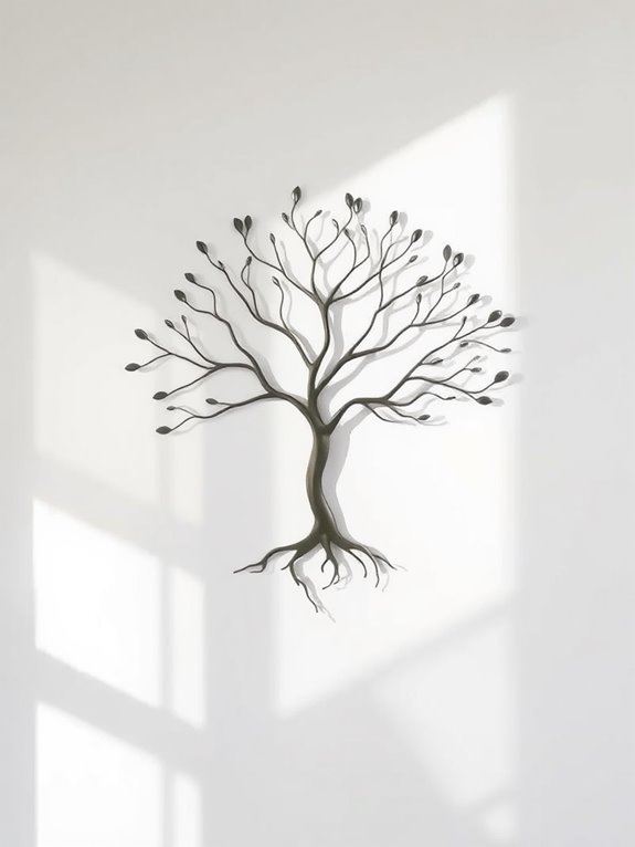 stylish metal wall decor