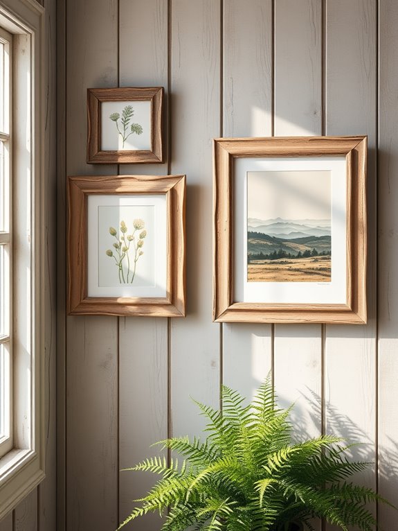 stylish rustic picture frames