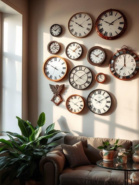 stylish timekeeping home decor