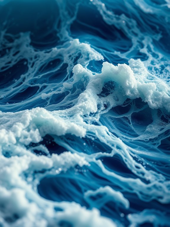textured wave art design