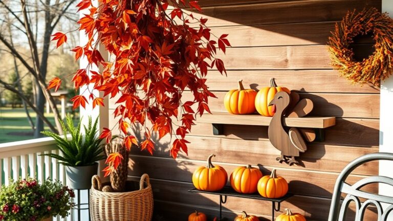 thanksgiving back porch decor