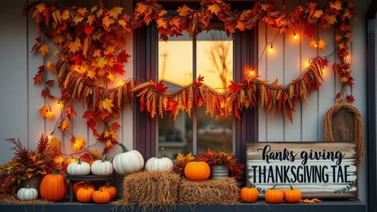 thanksgiving balcony wall decor