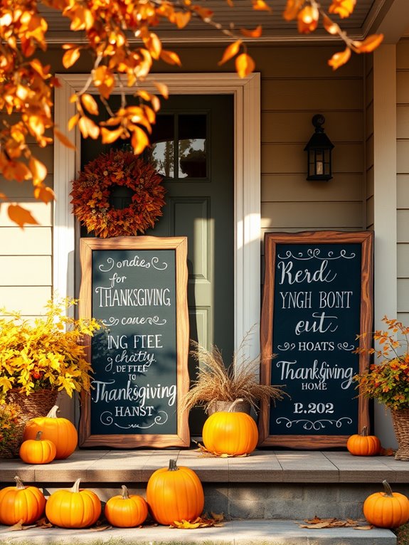 thanksgiving chalkboard sign messages