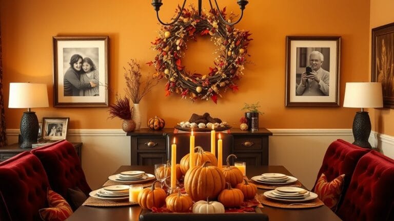 thanksgiving dining room decor
