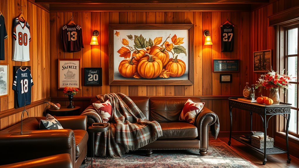 thanksgiving game room decor