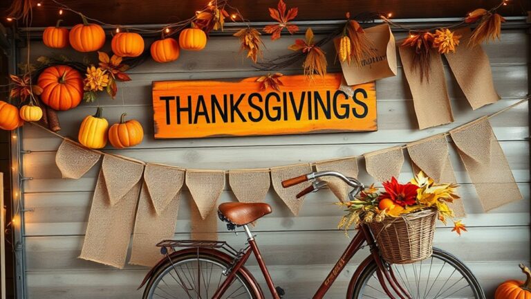 thanksgiving garage wall decor