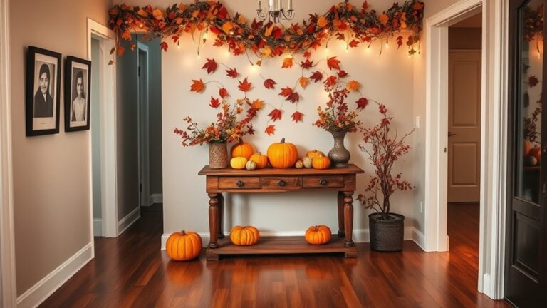 thanksgiving hallway wall decor
