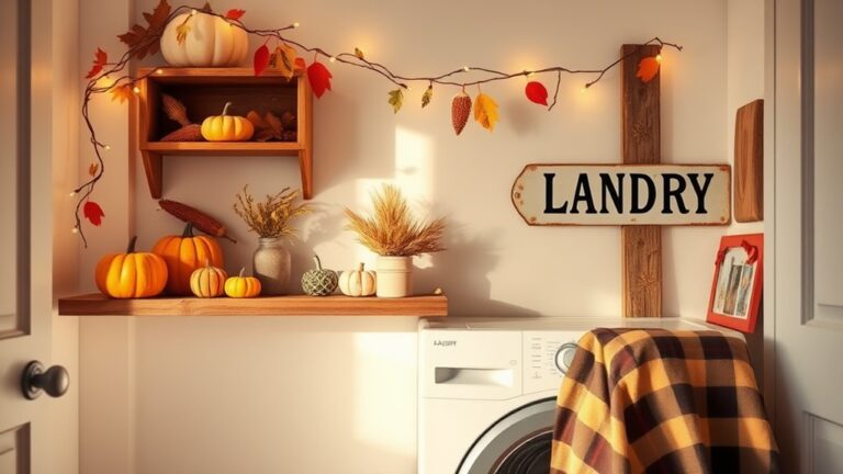 thanksgiving laundry room decor