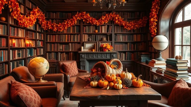 thanksgiving library wall decor