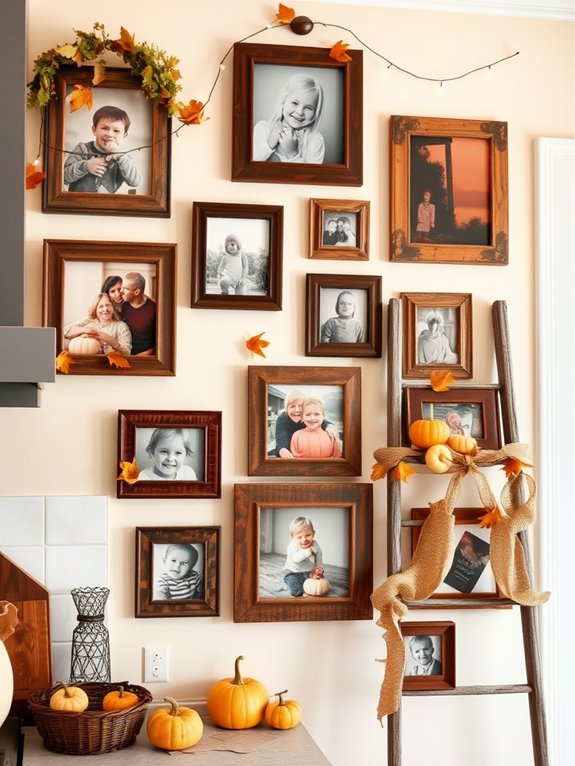 thanksgiving memories gallery wall