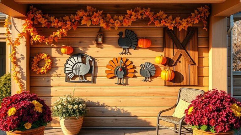 thanksgiving patio wall decorations