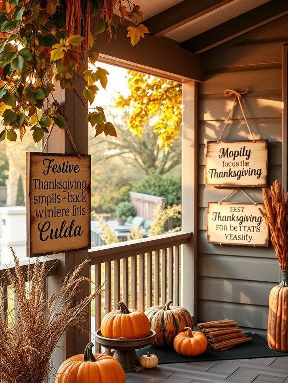 thanksgiving quotes wooden signs