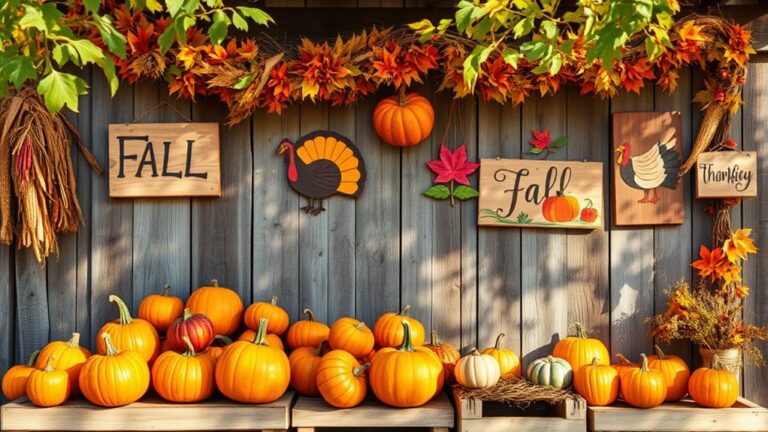 thanksgiving shed wall decor