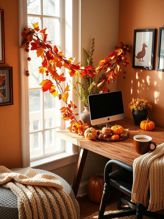 thanksgiving themed decorative garland