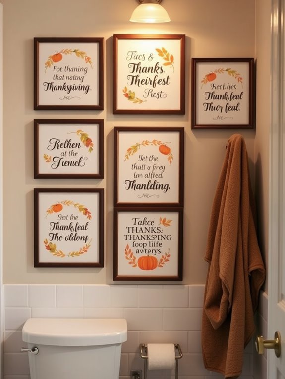 thanksgiving themed quote prints