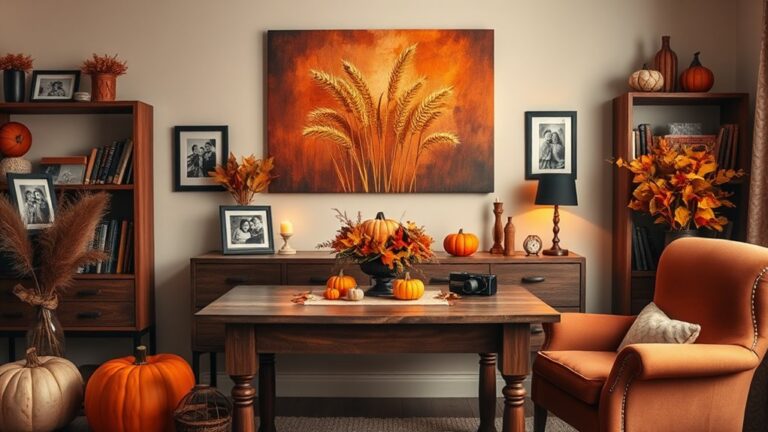 thanksgiving themed study room decor