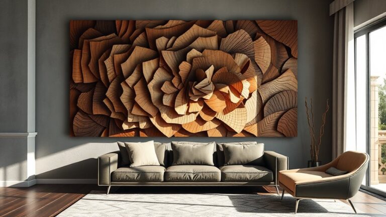 three dimensional artistic decor