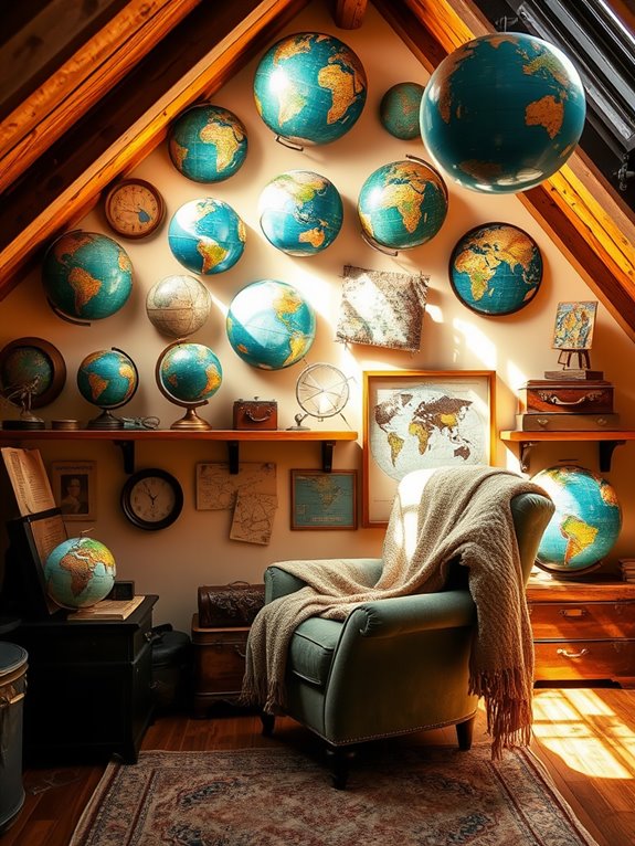 travel themed decorative elements