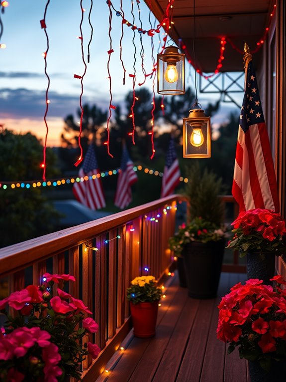 twinkling holiday decorative lights