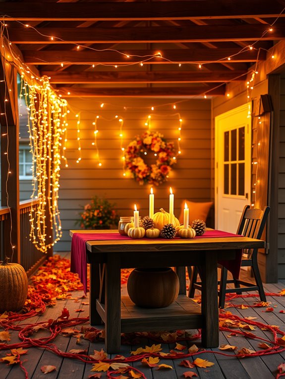 twinkling holiday decorative lights