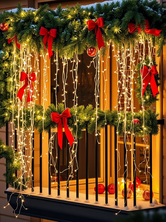 twinkling string light decorations