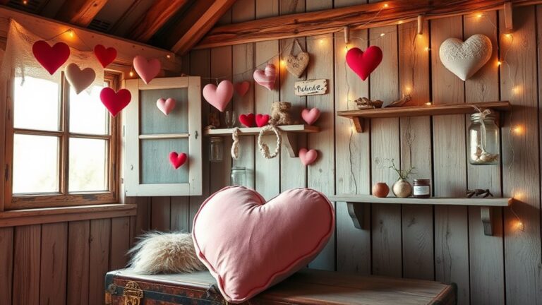 valentine s day attic decor