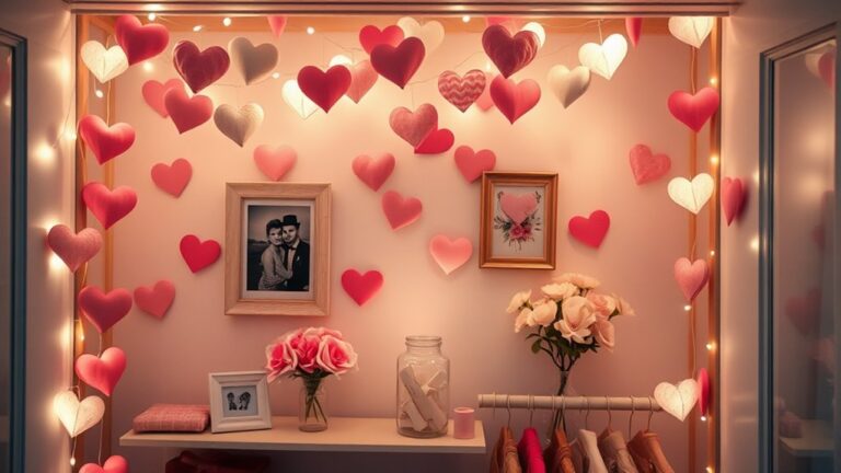 valentine s day closet decor