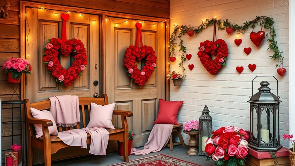 valentine s day entryway decorations