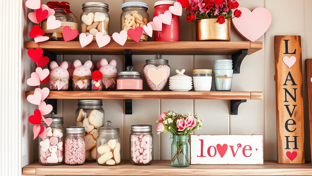 valentine s day pantry decor