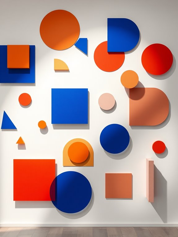 vibrant angular design elements
