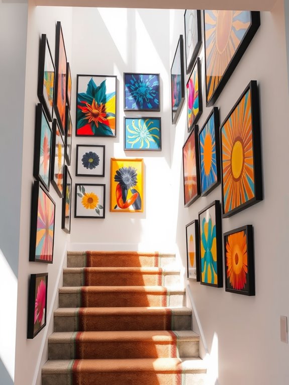 vibrant artistic wall decor