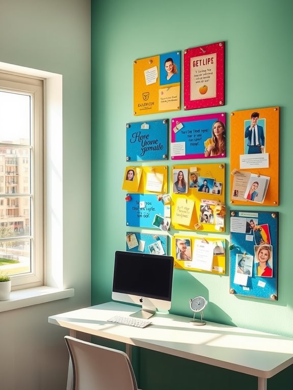 vibrant boards for reminders