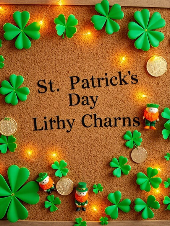 vibrant corkboard with charms