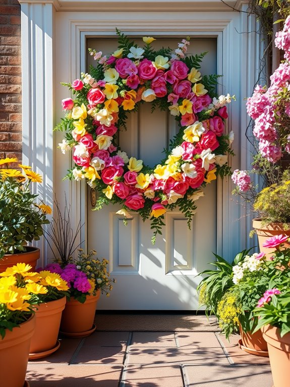 vibrant decorative circular arrangements
