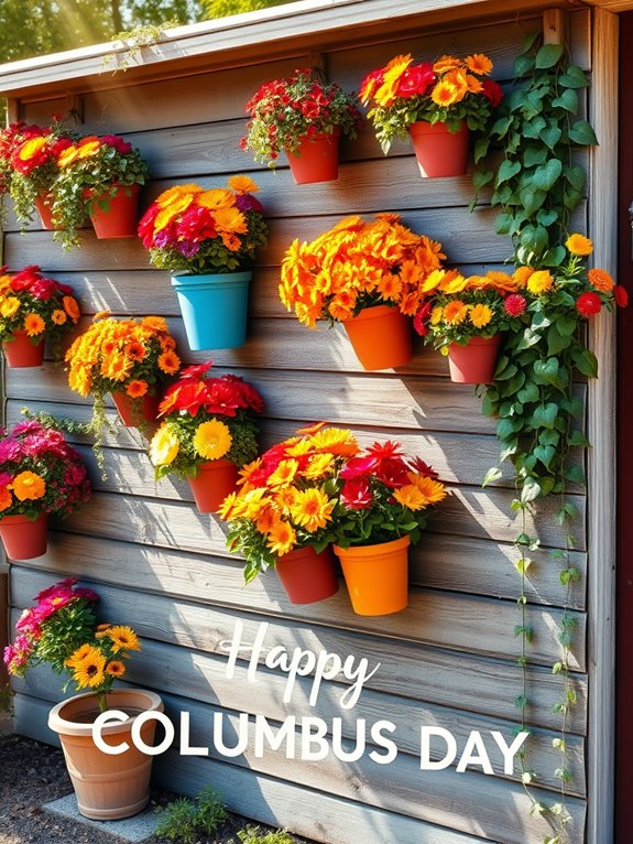vibrant decorative gardening containers
