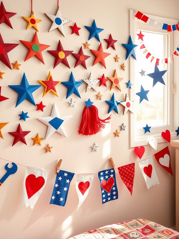 vibrant labor day crafts
