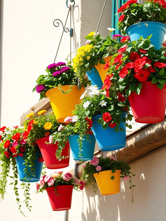 vibrant planter arrangements showcased