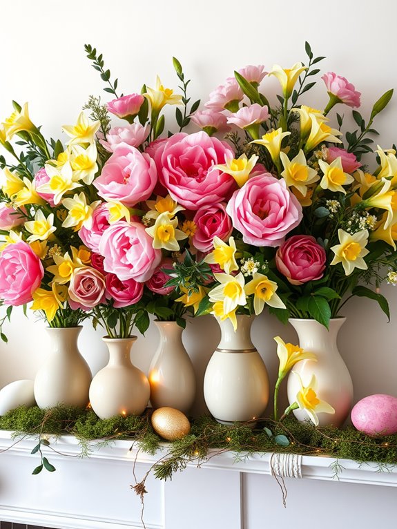 vibrant spring floral arrangements