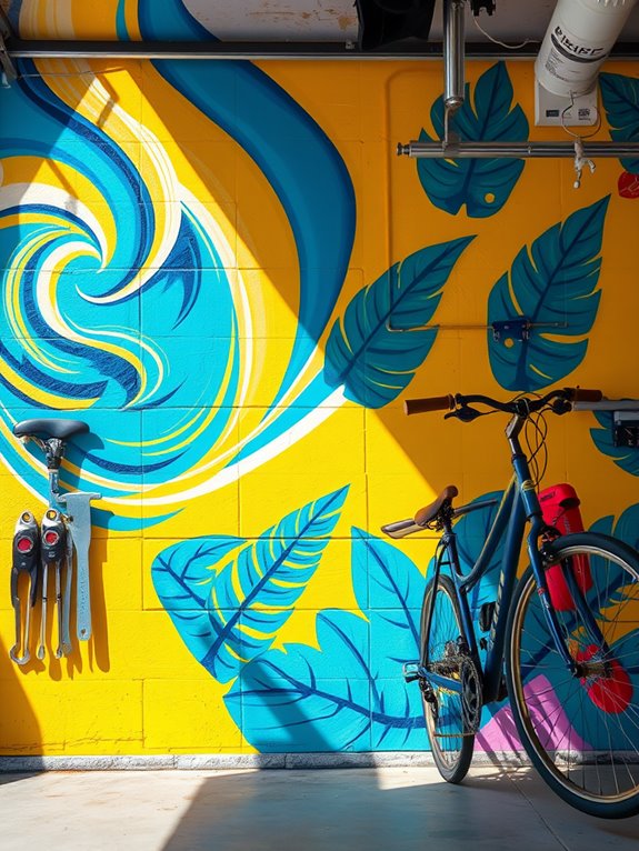 vibrant wall art statements