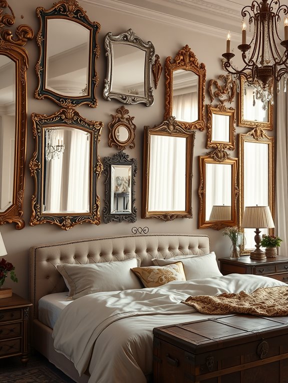 vintage antique mirror d cor