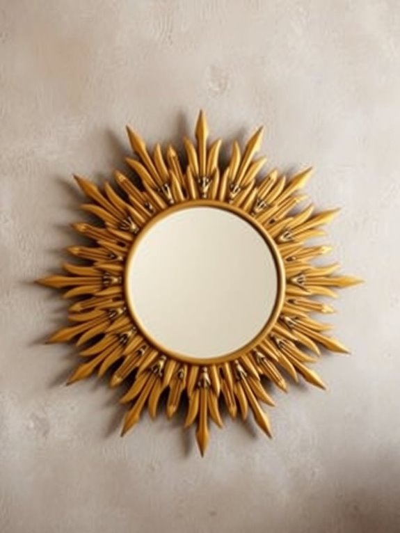 vintage decorative wall mirror