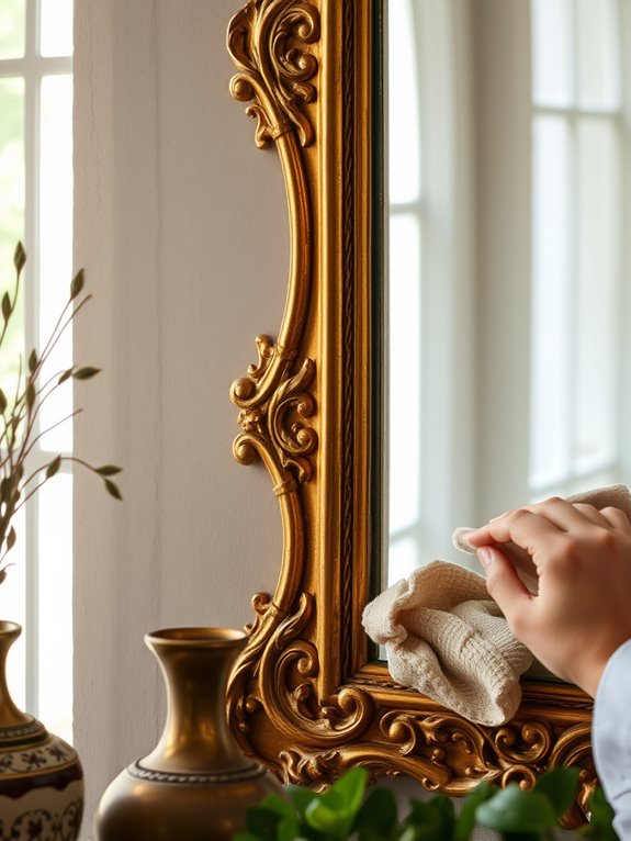 vintage mirror care tips