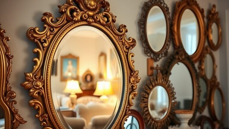 vintage wall mirror inspiration