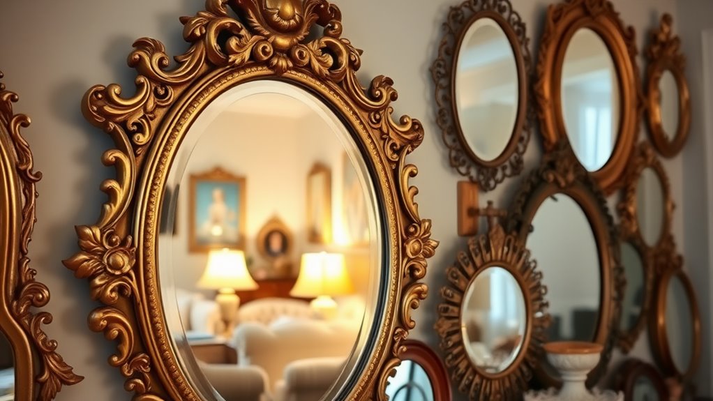 vintage wall mirror inspiration