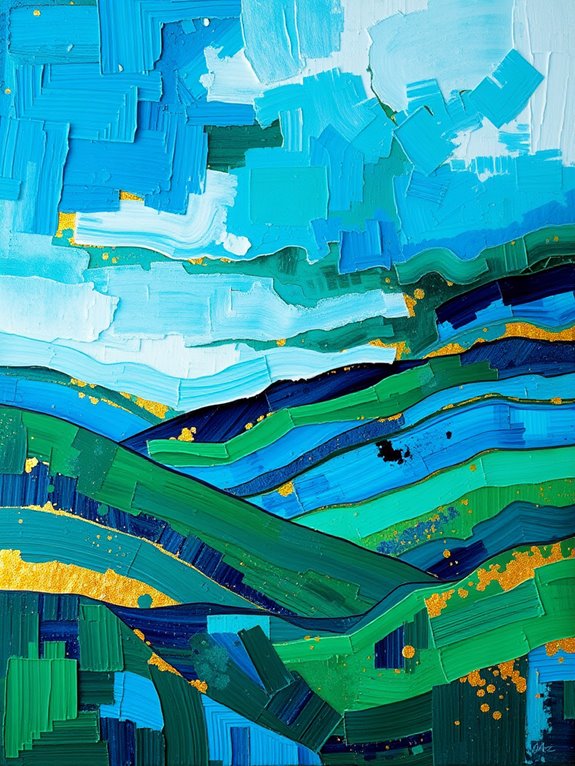 vivid tactile scenery depiction