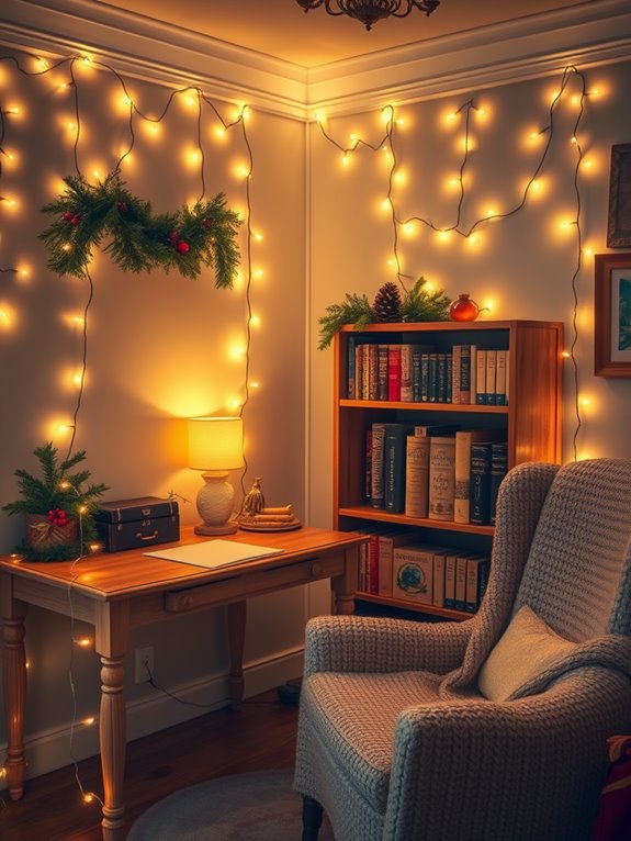 warm glow string lights