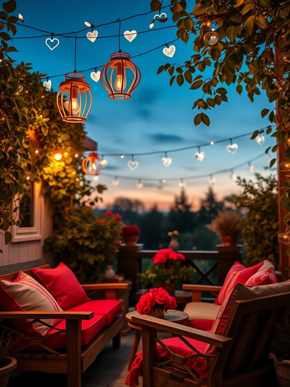 warm glowing decorative lights
